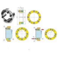 BIKON-Technik聯(lián)軸器1003 45x75用于各個(gè)行業(yè)，如風(fēng)力站、鋼廠