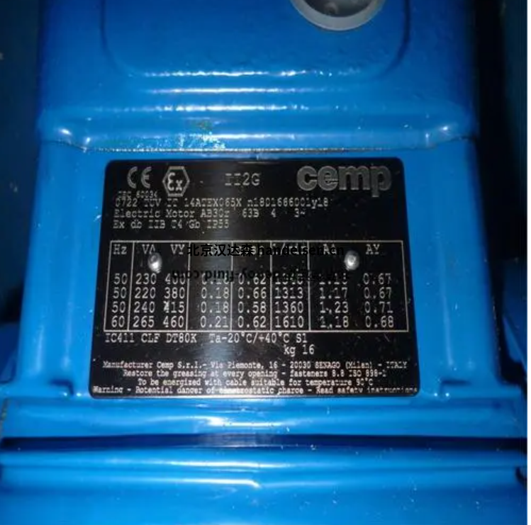 CEMP防爆電機AC35r 71B 4 B35 3F的應(yīng)用參數(shù)