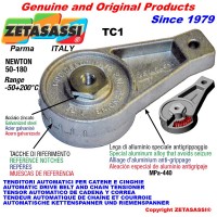 意大利ZETASASSI張緊器TC1鋁合金材質非常堅固