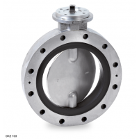 德國(guó)Warex Valve 蝶閥DKZ 103系列，用于溫度超過 200°C 的熱氣體