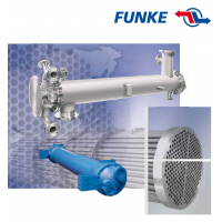 FUNKE 管殼式換熱器，主要用于冷卻潤滑油和液壓油或水的加熱