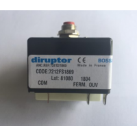 法國(guó) DIRUPTOR 雙極斷路器7212FS1869 50A/6kA 短路容量符合鐵路標(biāo)準(zhǔn)